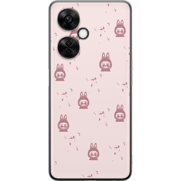 OnePlus Nord CE3 Gjennomsiktig deksel Labubu Neon Pop - Neonfarget pop art monster