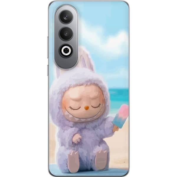 OnePlus Nord CE4 Gennemsigtig cover Labubu Lyserød Stemning