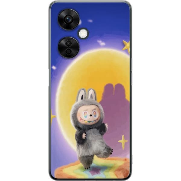 OnePlus Nord CE 3 Lite Gjennomsiktig deksel Labubu Neon Pop - Neonfarget pop art-monster