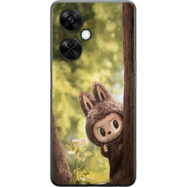 OnePlus Nord CE 3 Lite Gennemsigtig cover Labubu Graffiti Vibes – Gadekunst i monsterform