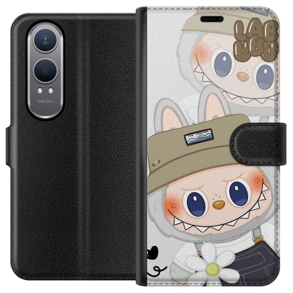 OnePlus Nord CE4 Lite Lommeboketui Labubu Minimal Mood - Enkel og stilig monsterdesign