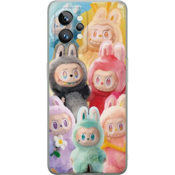 Realme GT2 Pro Gennemsigtig cover Labubu Skitse Stil