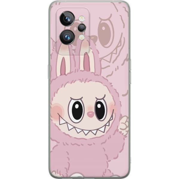 Realme GT2 Pro Gjennomsiktig deksel Labubu Floral Freak