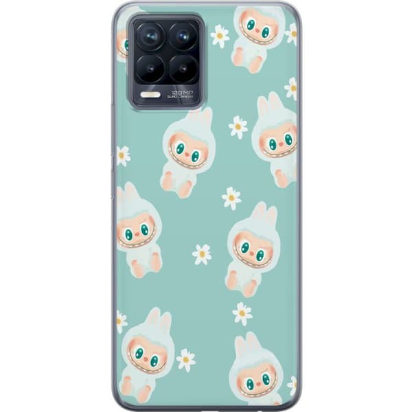 Realme 8 Gennemsigtig cover Labubu Candy Vibes