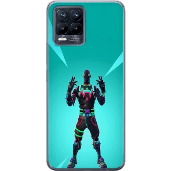 Realme 8 Gennemsigtig cover sort ridder fortnite