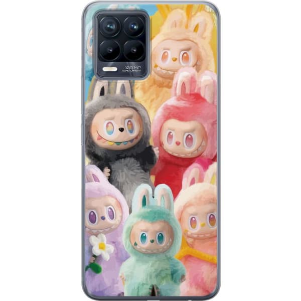 Realme 8 Gennemsigtig cover Labubu Skitse Stil