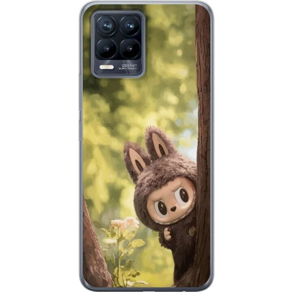 Realme 8 Genomskinligt Skal Labubu Graffiti Vibes – Gatukonst i monsterform