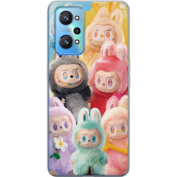 Realme GT Neo2 Gennemsigtig cover Labubu Skitse Stil