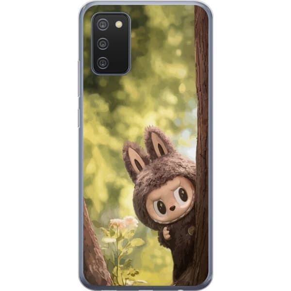 Samsung Galaxy A02s Läpinäkyvä kuori Labubu Graffiti Vibes – Katutaide hirviömuodossa