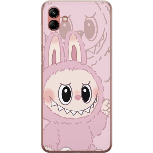 Samsung Galaxy A04 Gjennomsiktig deksel Labubu Floral Freak