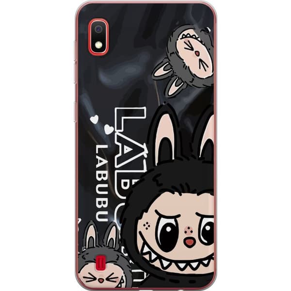 Samsung Galaxy A10 Läpinäkyvä kuori <nl>Labubu Black Energy - Musta kuviointi katutyyliin