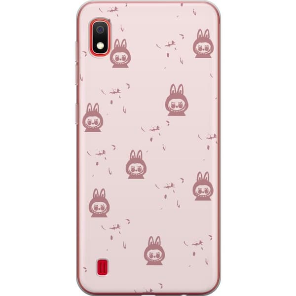Samsung Galaxy A10 Läpinäkyvä kuori Labubu Neon Pop - Neonvärinen pop art hirviö