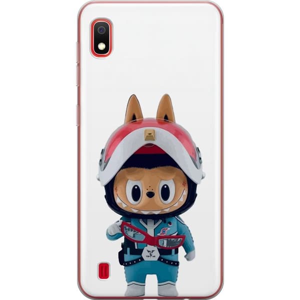 Samsung Galaxy A10 Läpinäkyvä kuori How2work Labubu hirviöt x Ultraman Blue -hahmo