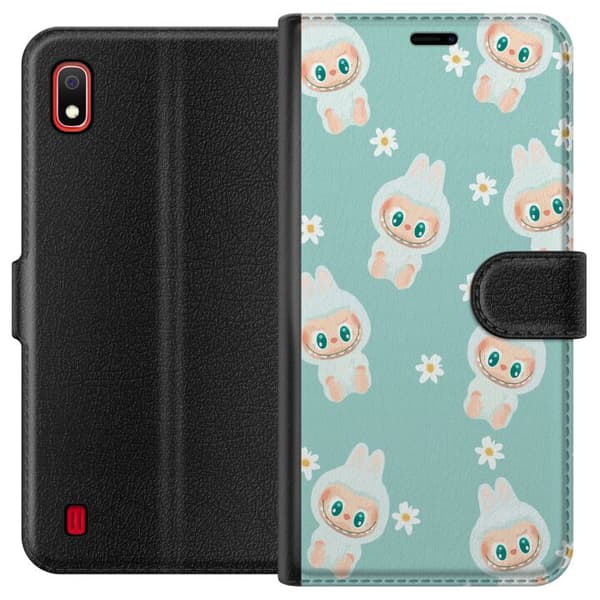 Samsung Galaxy A10 Plånboksfodral Labubu Candy Vibes – Söt och färgglad monsterstil