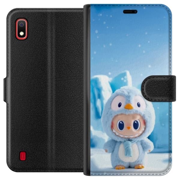 Samsung Galaxy A10 Tegnebogsetui sort ridder fortnite