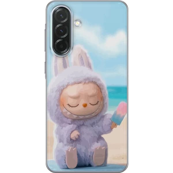 Samsung Galaxy A36 Läpinäkyvä kuori Labubu Vaaleanpunainen Tunnelma