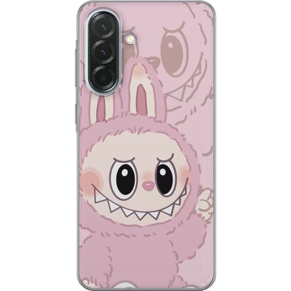 Samsung Galaxy A36 Gennemsigtig cover Labubu Floral Freak