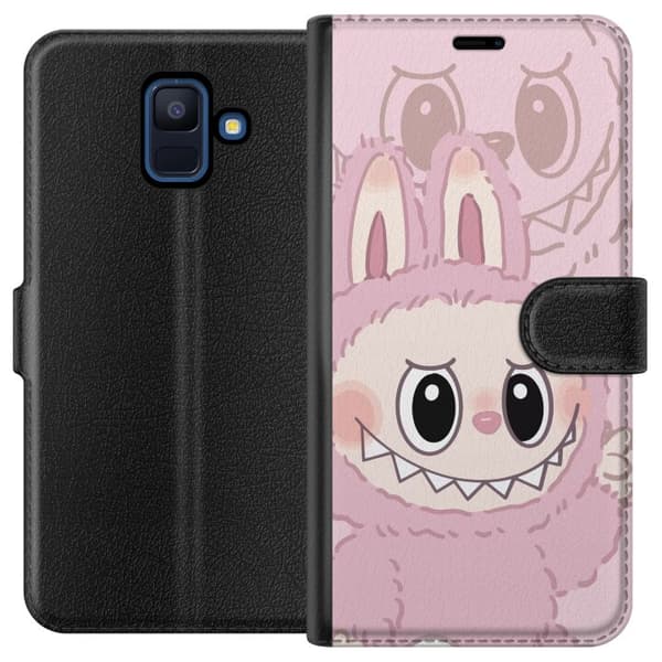 Samsung Galaxy A6 (2018) Lompakkokotelo Labubu Floral Freak