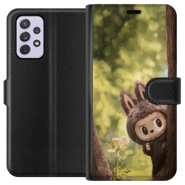 Samsung Galaxy A52s 5G Plånboksfodral Labubu Graffiti Vibes – Gatukonst i monsterform