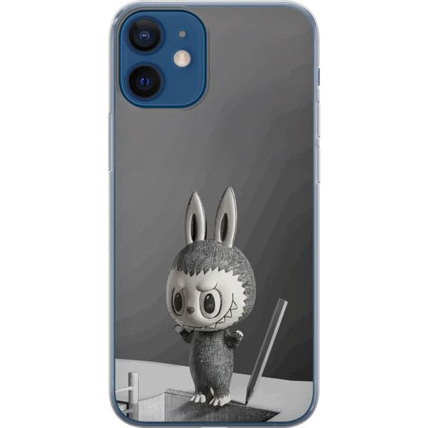 Apple iPhone 12  Gennemsigtig cover Pop Mart MEGA LABUBU LABUBU Sketch 1000%