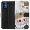 Pikkukuva 1 / 3: Apple iPhone 12 mini Lompakkokotelo Labubu Minimal Mood - Yksinkertainen ja tyylikäs hirviösuunnittelu