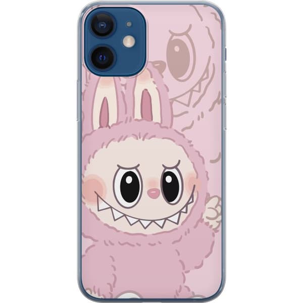 Apple iPhone 12 mini Gennemsigtig cover Labubu Floral Freak