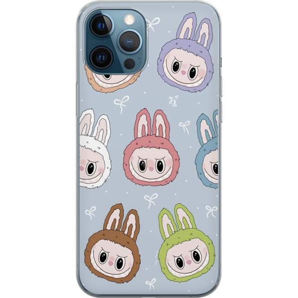Apple iPhone 12 Pro Gennemsigtig cover Labubu Star mønster