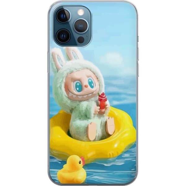 Apple iPhone 12 Pro Läpinäkyvä kuori Labubu Stripe Attack - Raidat kohtaavat hirviöt