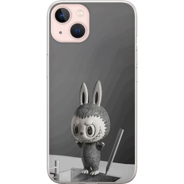Apple iPhone 13 Genomskinligt Skal Pop Mart MEGA LABUBU LABUBU Sketch 1000%