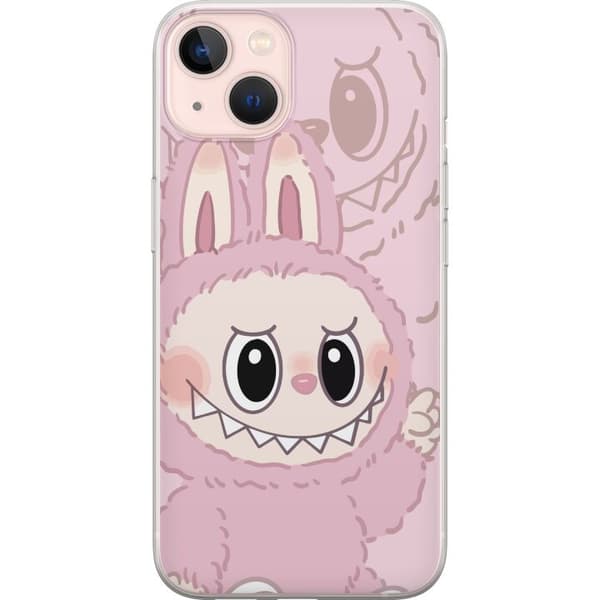 Apple iPhone 13 Läpinäkyvä kuori Labubu Floral Freak