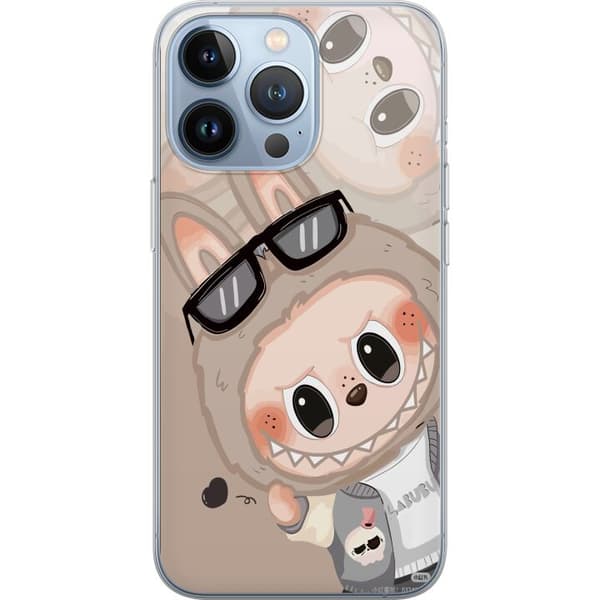 Apple iPhone 13 Pro Gjennomsiktig deksel Labubu Rainbow Chaos