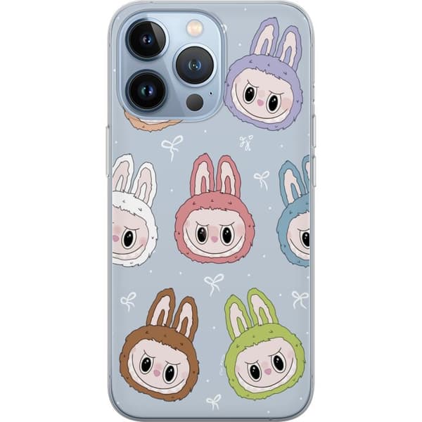 Apple iPhone 13 Pro Gennemsigtig cover Labubu Star mønster