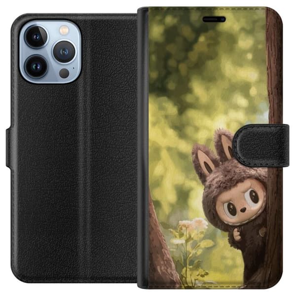 Apple iPhone 13 Pro Max Tegnebogsetui Labubu Graffiti Vibes – Gadekunst i monsterform