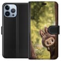 Miniatyrbillede 1 af 3: Apple iPhone 13 Pro Max Tegnebogsetui Labubu Graffiti Vibes – Gadekunst i monsterform
