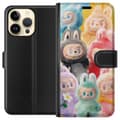Miniatyrbilde 1 av 3: Apple iPhone 14 Pro Max Lommeboketui Labubu Skissestil