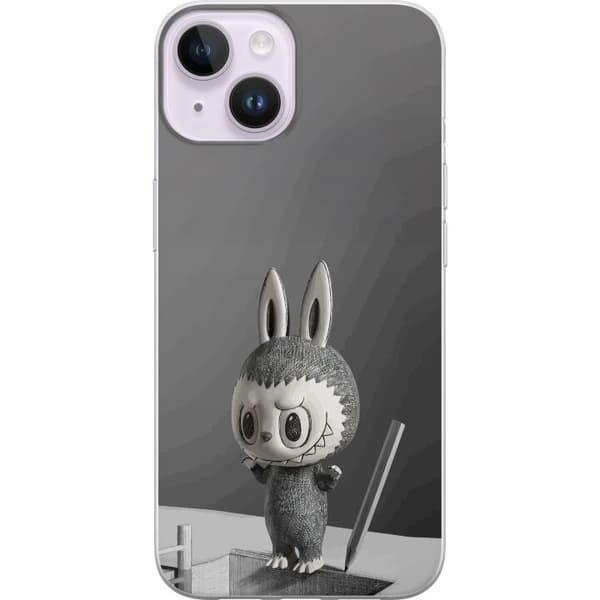 Apple iPhone 14 Plus Läpinäkyvä kuori Pop Mart MEGA LABUBU LABUBU Sketch 1000%