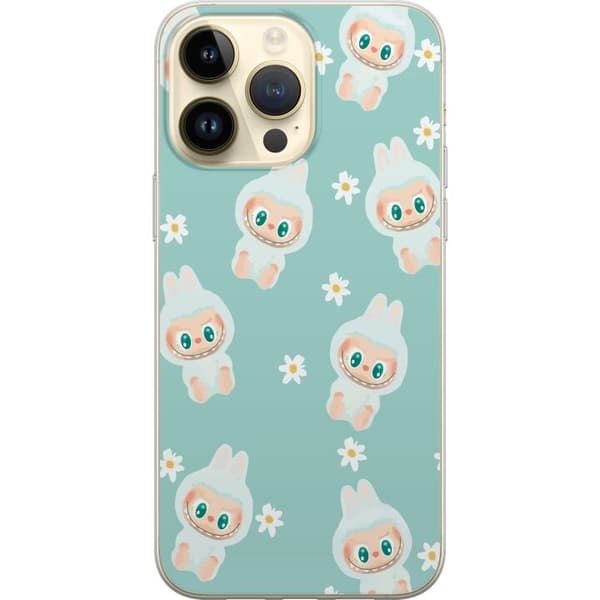 Apple iPhone 14 Pro Max Gjennomsiktig deksel Labubu Candy Vibes