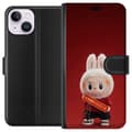 Pikkukuva 1 / 3: Apple iPhone 15 Lompakkokotelo Pop Mart The Monsters Labubu Onnea Vinyl Nukke