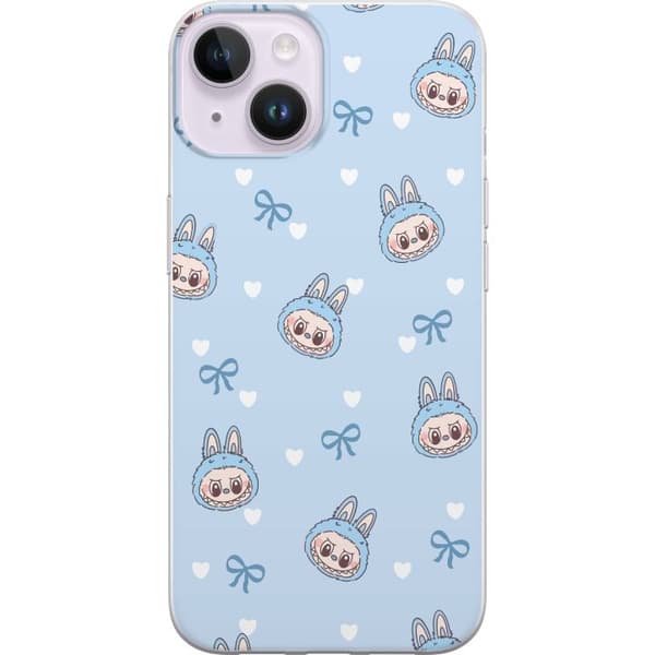 Apple iPhone 15 Plus Gennemsigtig cover Labubu Ildånd