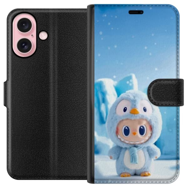 Apple iPhone 16 Lompakkokotelo musta ritari fortnite