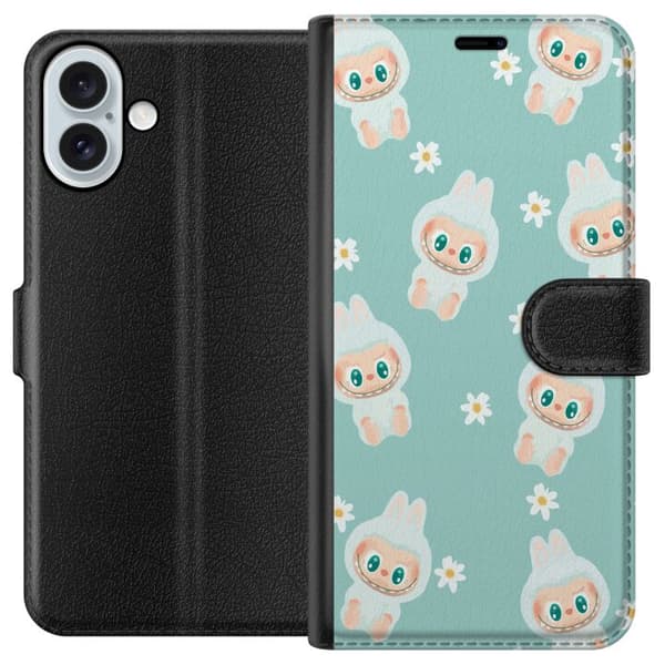 Apple iPhone 16 Plus Lompakkokotelo Labubu Candy Vibes