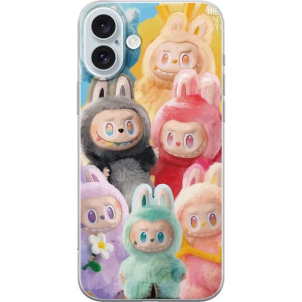 Apple iPhone 16 Plus Läpinäkyvä kuori Labubu Luonnos Tyyli