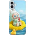 Miniatyrbillede 1 af 3: Apple iPhone 16 Plus Gennemsigtig cover Labubu Stripe Attack - Striber møder monstre
