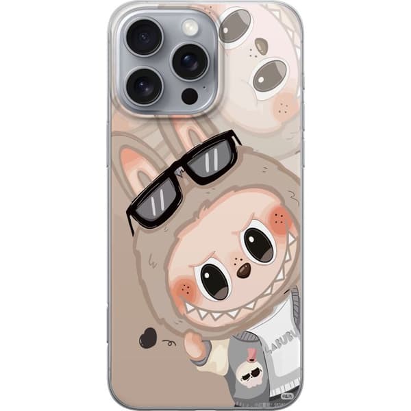 Apple iPhone 16 Pro Max Gennemsigtig cover Labubu Rainbow Chaos