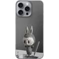 Miniatyrbillede 1 af 3: Apple iPhone 16 Pro Max Gennemsigtig cover Pop Mart MEGA LABUBU LABUBU Sketch 1000%