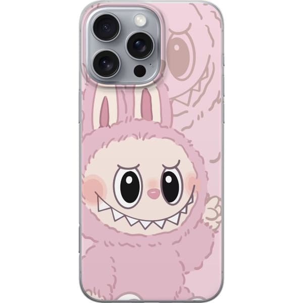 Apple iPhone 16 Pro Max Gennemsigtig cover Labubu Floral Freak