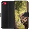 Miniatyrbillede 1 af 3: Apple iPhone SE (2022) Tegnebogsetui Labubu Graffiti Vibes – Gadekunst i monsterform