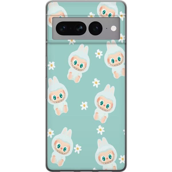 Google Pixel 7 Pro Gennemsigtig cover Labubu Candy Vibes