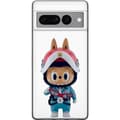 Miniatyrbillede 1 af 3: Google Pixel 7 Pro Gennemsigtig cover How2work Labubu Monstre x Ultraman Blue Figur