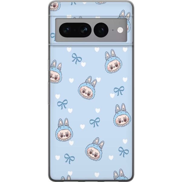 Google Pixel 7 Pro Gennemsigtig cover Labubu Ildånd